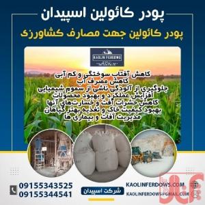 پودر کائولین اسپیدان جهت مصارف کشاورزی