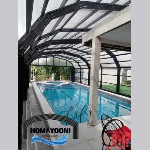 سقف متحرک استخر سقف متحرک المینیومی در ملارد