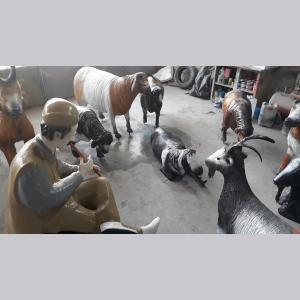 ساخت انواع المان های شهری سفارشی فایبرگلاس