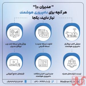دامداریتو هوشمند کن با نرم افزارهای مدیران