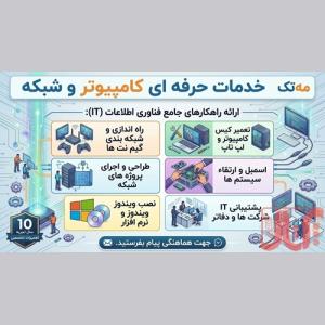 **خدمات تخصصی کامپیوتر و شبکه — مه تک**