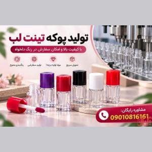 قیمت عمده ظرف تینت لب با کیفیت درجه 1 ، ساخت سفارشی + مشاوره